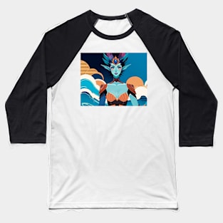 Kiora  - Pop Art Planeswalkers Baseball T-Shirt